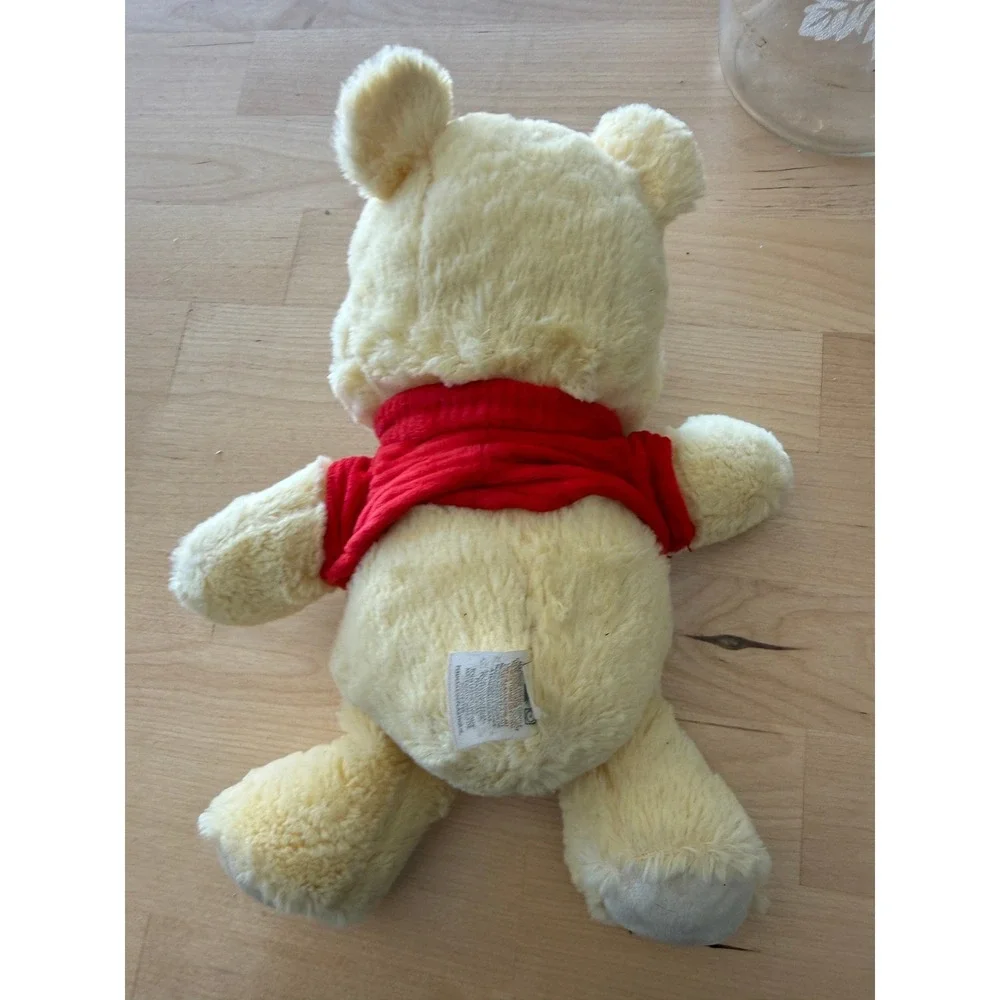 Disney Winnie the Pooh Rattle Plush Baby Kids‎ Preferred 2010 Red Shirt Stuffed